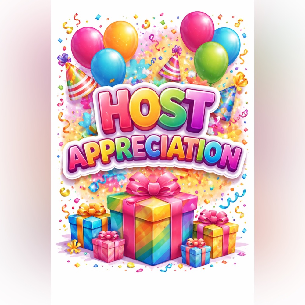 Host Appreciation Rainbow Gift flyer